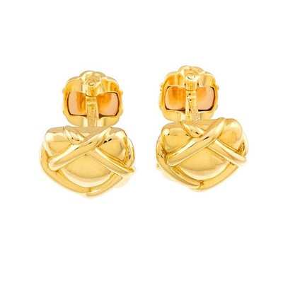 Van Cleef Arpels Cuff Links 18K YG 750 90319788