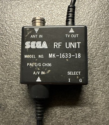  SEGA Mega Drive 2 /MD 1 RF - / TV Anschluss   Original