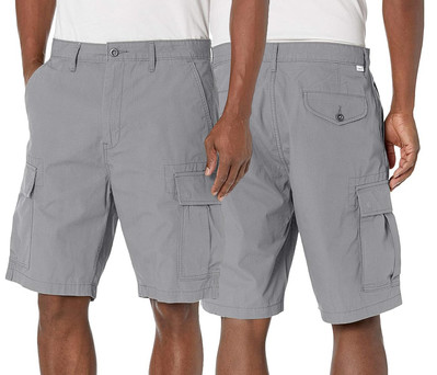 Levi's Men's 100% Cotton Casual Multi Pocket Carrier Grey Cargo Shorts