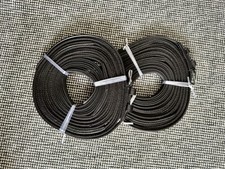 Driving Reins Leather Tandem with Sure Grip –16ft long 2cm wide