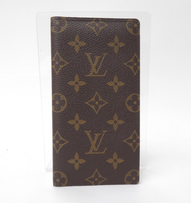 Authentic LOUIS VUITTON  Monogram Agenda Horizontal Notebook Cover  F#51918