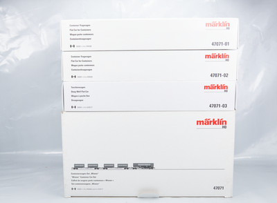 Märklin 47071 Containerwagen-Set  Winner  der DB Ep V, Wie neu unbespielt