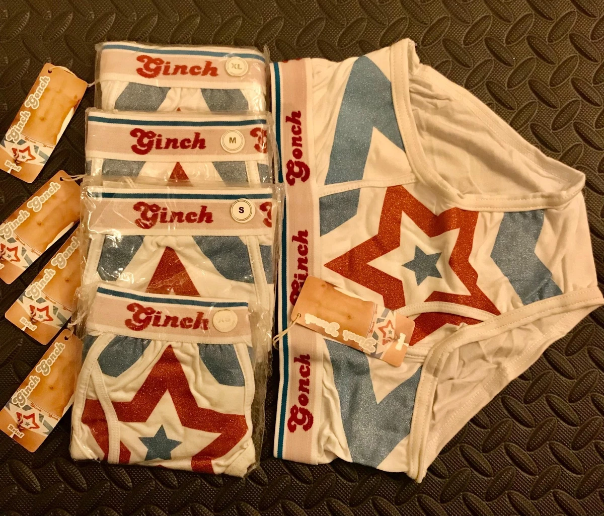 【未開封タグ付き】レア　GINCH GONCH メンズ　下着 4枚セット　M Men's Ginch Gonch for sale | eBay