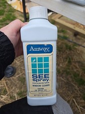 Amway SEE Spray Concentrate Window Glass Cleaner 32 Fl Oz NOS Some Label Damage 0.41 per fl oz