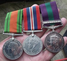 A WW2 & GEORGE VI MALAYA GSM MEDAL TRIO, CPL. H RATTIGAN 646787 RAF.