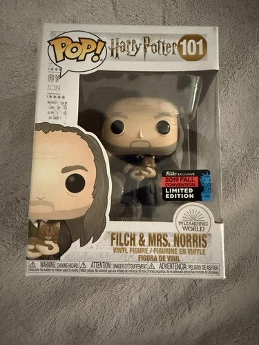 Funko Pop! Vinyl: Harry Potter - Filch & Mrs. Norris Exclusive#101
