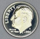 2004-S Proof Silver Roosevelt Dime 90% .900 San Francisco Mint