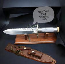 Coltello Bowie Randall "Attack Survival" fatto a mano replica con fodero | caccia | campeggio