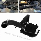 4" Black Cold Air Intake+Heat Shield Kit For 99-06 GMC/Chevy V8 4.8L/5.3L/6.0L