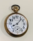 WORKS - Antique HAMILTON RAILWAY 992 21 Jewels pocket watch 10k gold filled case