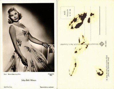 CPA MAY-BRITT NILSON UFA Film Foto Filmstar (568313)