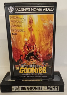 Die Goonies - Steven Spielberg - Großbox  Warner Home Video - Rarität - VHS