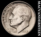 1947-D Roosevelt Dime- Silver- Choice Gem Brilliant Uncirculated Luster #J1889