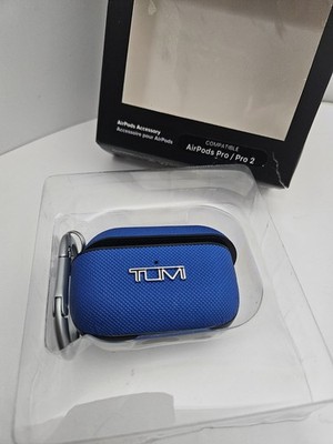 Tumi AirPod Airpods Pro 2 Hard Case - Ballistic Nylon - Blue for