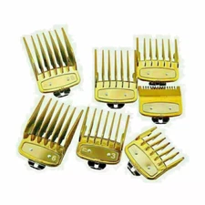 8PCS Professional Hair Clipper Metal Clip Guides Limit Combs Guards For WAHL,