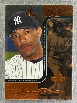2006 Topps Co-Signers Changing Faces Bronze 088/150 Gary Sheffield Johnny Damon