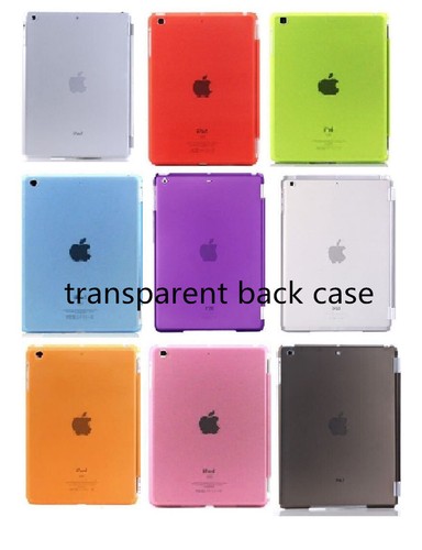 For iPad 2/3/4 Air 1/2 mini Slim Back Case Cover Skin - Smart Cover Compatible - Afbeelding 1 van 1