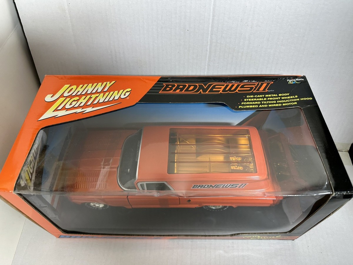JOHNNY LIGHTNING TOM DANIEL'S BAD NEWS II ORANGE 1:18 DIECAST