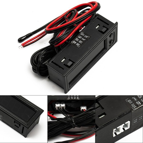 LED Digital Electric Auto Vehicle 3 In 1 Voltmeter Uhr Thermometer 12V - Picture 8 of 26