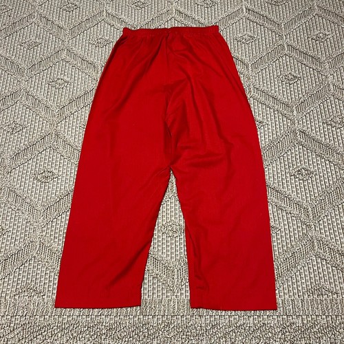 Vintage 2-Piece Red Playboy PJ Set Long Sleeve Pajamas Hugh Hefner Style - Picture 7 of 8