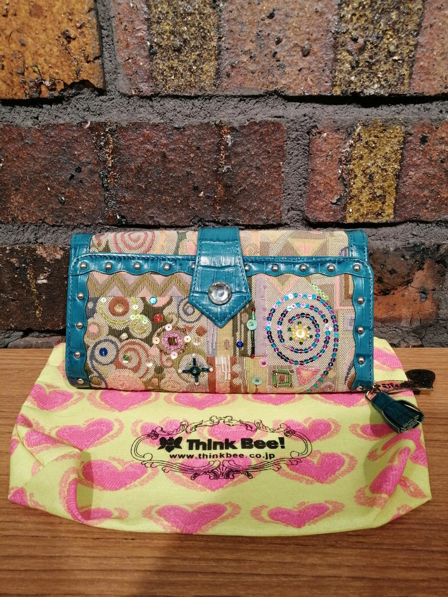Think Bee Light Blue/Klimt Special Long Wallet