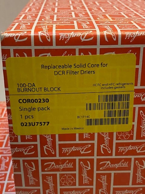 3 Quantity of Danfoss DCR Filter Driers COR00230 | 100-DA Burnout Blocks (3 Qty) - Image 4 of 4
