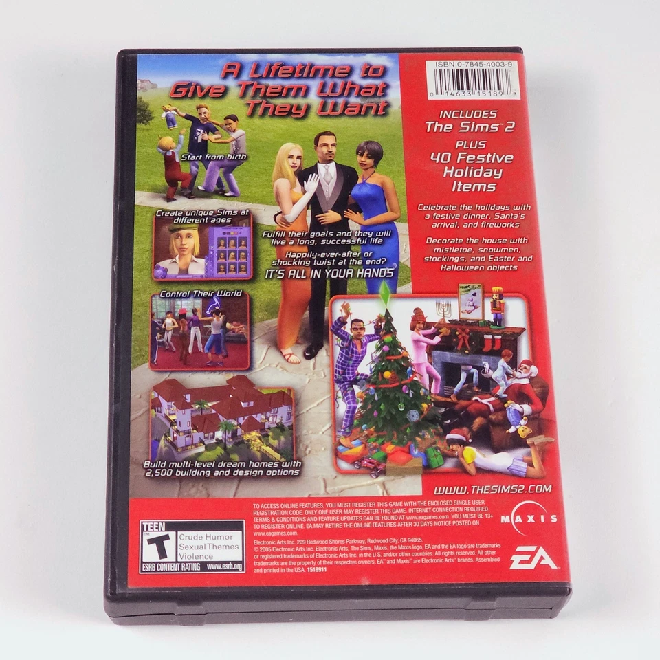 The Sims 2 Holiday Edition PC Game Complete w/ Key 2005 - Image 2 of 4