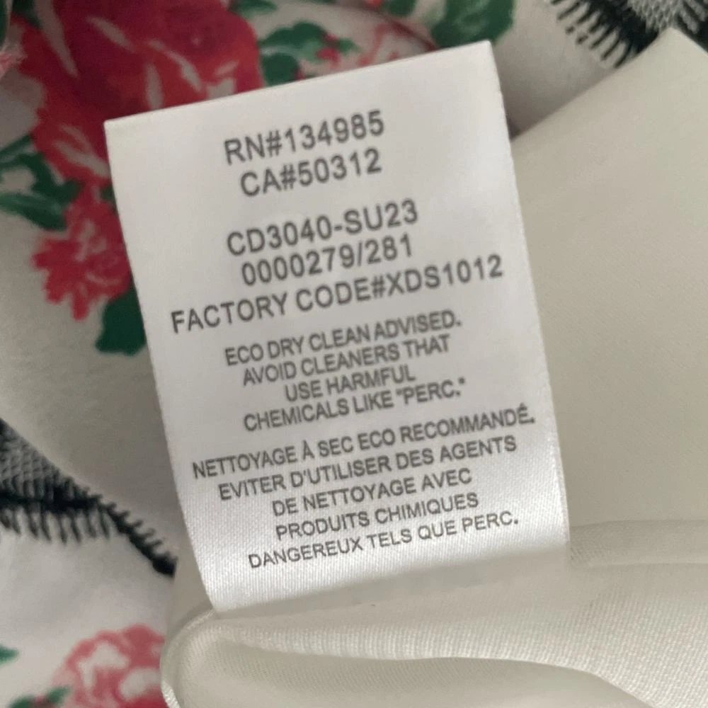 VALENTINO Mini Abito Greta Nuovo For Love and Lemons Taglia Extra Small Nero Pizzo Rose Rosse