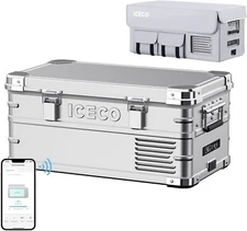 ICECO APL20 Light Duty Aluminum Portable Refriger Freezer Single Zone with Cover