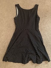 Forever 21 Skater Fit And Flare Dress Black And White Brand New With Tags