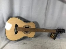 Oscar Schmidt OGHS-A 1/2 Dreadnought Acoustic Guitar. Natural Spruce,