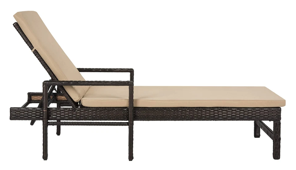 Cojín ajustable SAFAVIEH Colección Exterior Alma Marrón Ratán/Beige Foto 4 de 4