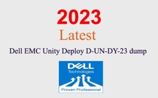 Dell EMC Unity Deploy D-UN-DY-23 dump GUARANTEED 1 month update 