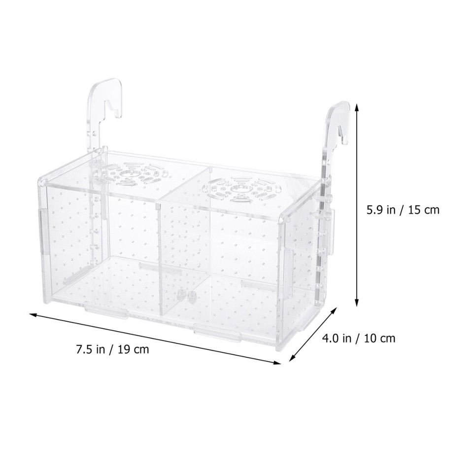 Aquarium Box Breeding Hooks for Fish Tank Adult Attack Prevention eBay