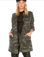 Etienne Marcel Camp J  Amour Longline Utility Cotton Anorak Camouflage Jacket M