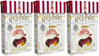 3x Jelly Belly Harry Potter Bertie Botts Flavour Beans 35g American Sweets
