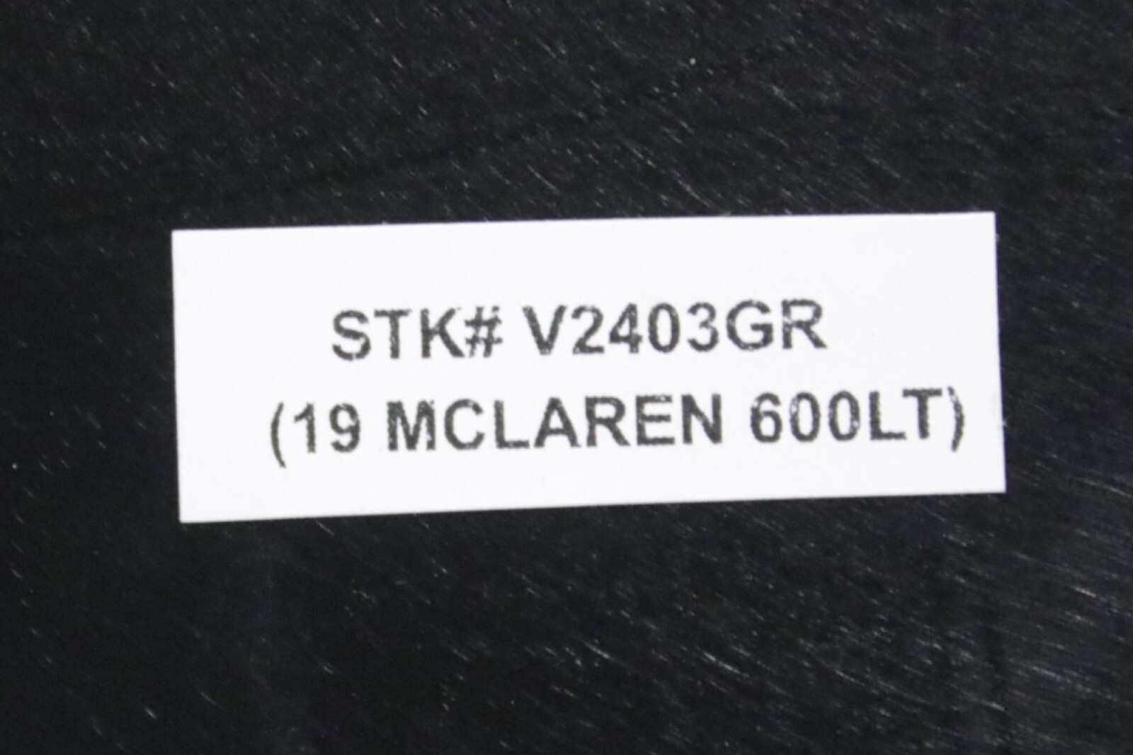 McLaren 600LT Left Driver Door Quarter Panel Backing Cover Trim 2019 2020 OEM