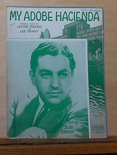 My Adobe Hacienda - 1941 sheet music - Blue Barron photo cover
