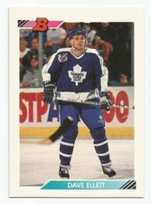 DAVE ELLETT 1992-93 BOWMAN CARD FLAWLESS CONDITION