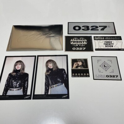 BLACKPINK LISA Photobook 0327 Limited Edition Stickers PET Acrylic