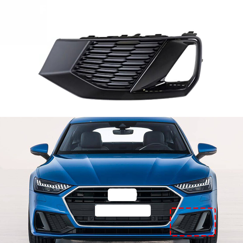 4K8807647C Left Front Bumper Fog Light Grille Cover Bezel For Audi