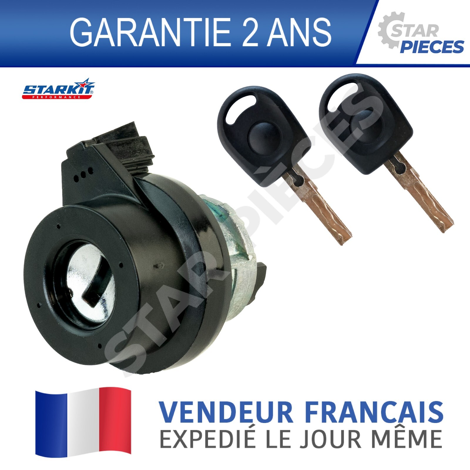 Barillet de contact de démarrage pour van aménagé VW Transporter T5 T6 référence 8E0905855C