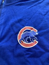 MENS MLB UNDER ARMOUR HEATGEAR CHICAGO CUBS 1/4 ZIP TOP BLUE 5XL NWT   SALE