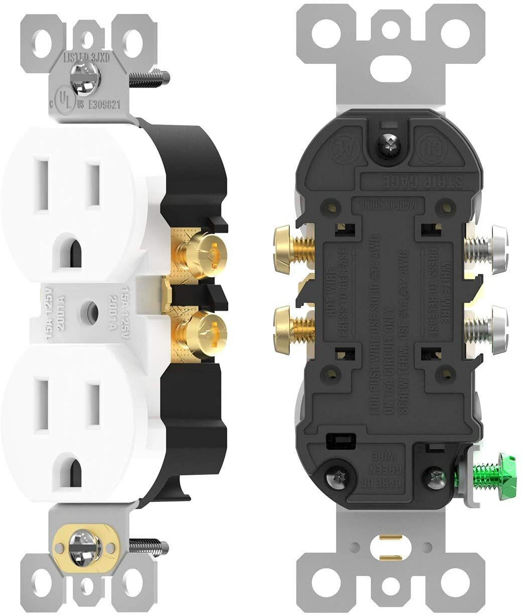 Wall Outlet Receptacle Hidden WiFi 1080p Secret Spy Camera Can Be