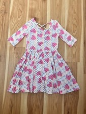 Dot Smile Girls 5 6 Ballerina Twirl Dress Multicolor Polka Dot