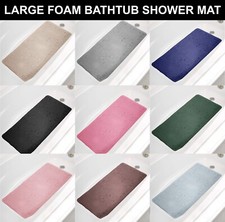 Tub Mat Non-Slip Foam Bathtub Shower Mat With Suction Cups - 36" x 17"