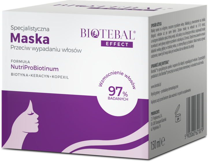 Biotebal Specialist Anti Hair Loss Strengthening Regenerating Mask Biotin 150ml