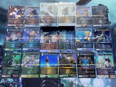 FINAL FANTASY TCG FFTCG OPUS 16 XVI EMISSARIES OF LIGHT COMPLETE