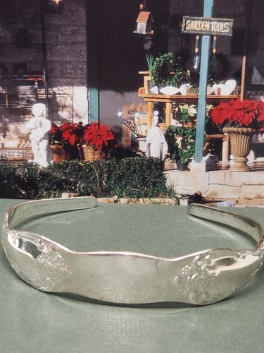 #2030, WILLIAM ROGERS ONEIDA, STERLING SILVER SPOON VINTAGE BRACELET