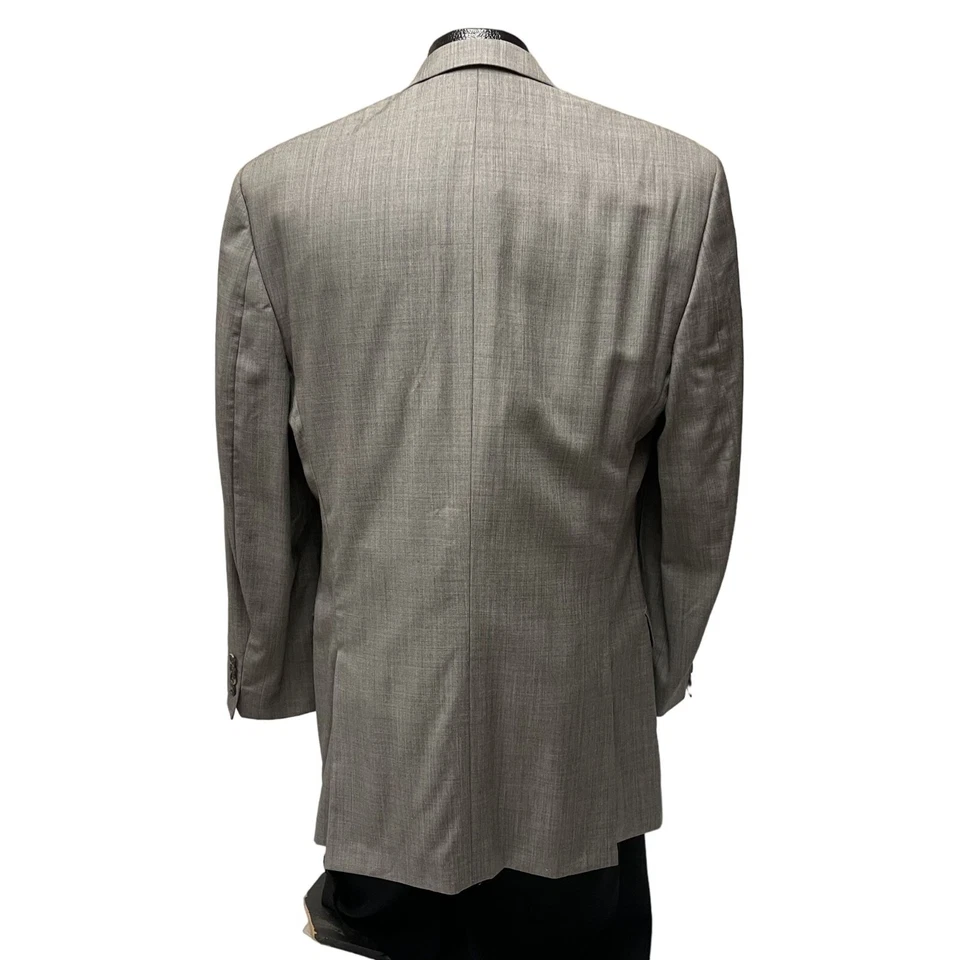 Abrigo Deportivo Ralph Lauren Para Hombre Gris Plateado 3 BTN Chaqueta Lana MODERNO Blazer 42 L Foto 3 de 4